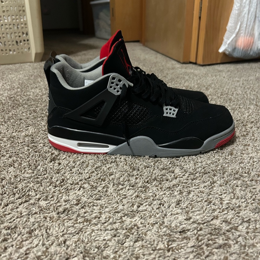 Jordan Black and Red Sneakers
